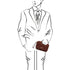 Ivan - Leather handy wrist bag for men